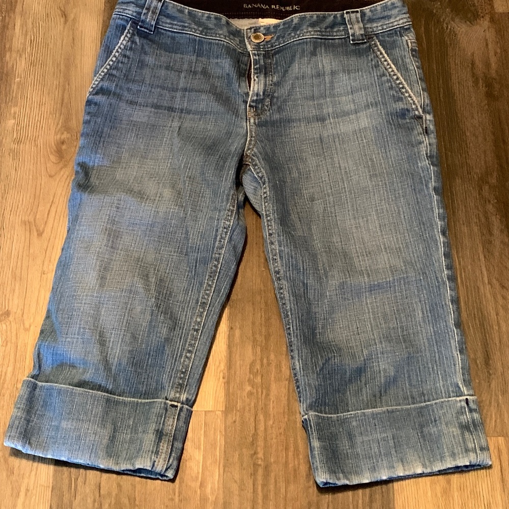 Banana republic‎ stone wash cuffed clam differs. Worn twice
